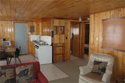 Knotty Pine Interiors.